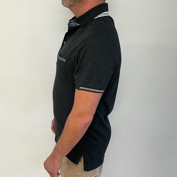 US POLO ASSN | Men’s Charcoal Gray Polo Size S - Picture 4 of 6